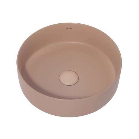 Раковина накладная Abber Bequem 36 см AC2108MBB бежевая матовая