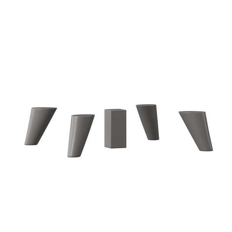 ЛД 685.011.000 "Бруклин" Комплект опор (Антрацит)