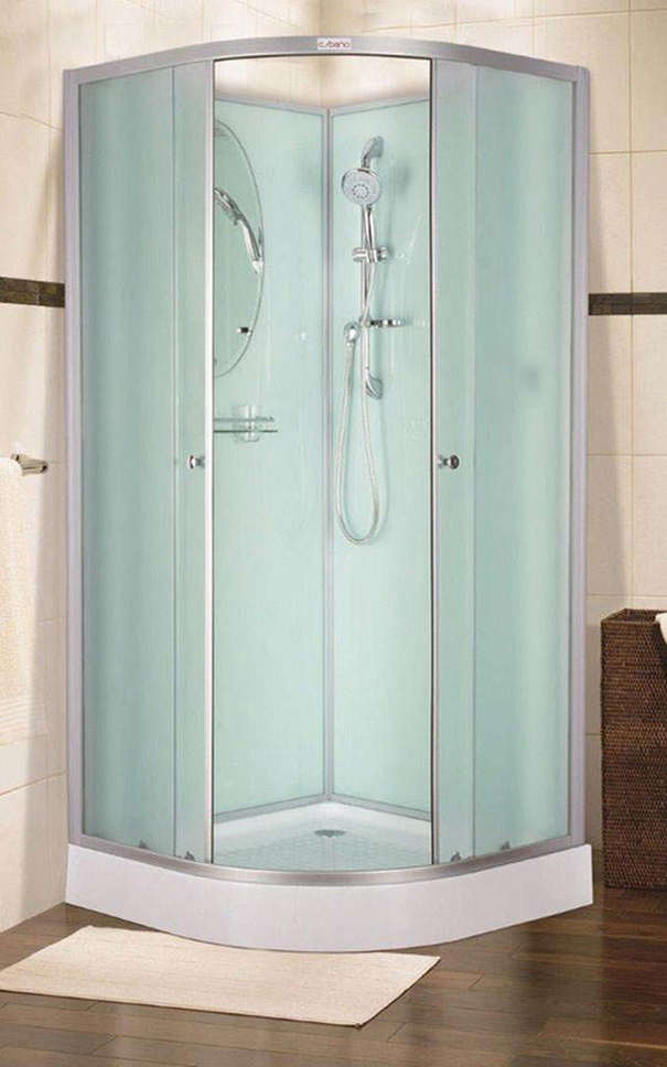 Душевая кабина Esbano Elegancia 90х90 EST-90C без крыши, стекло матовое, профиль хром