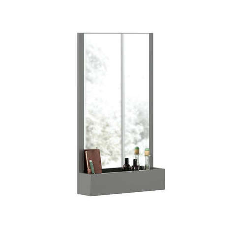 Флекс Зеркало навесное Оникс Серый