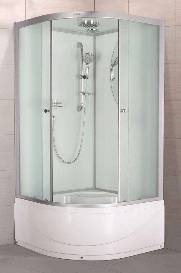 Душевая кабина Esbano Elegancia 100х100 EST-100CRB стекло матовое, профиль хром