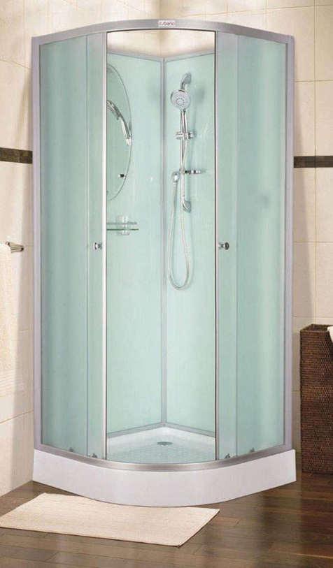 Душевая кабина Esbano Elegancia 80х80 EST-80C без крыши, стекло матовое, профиль хром