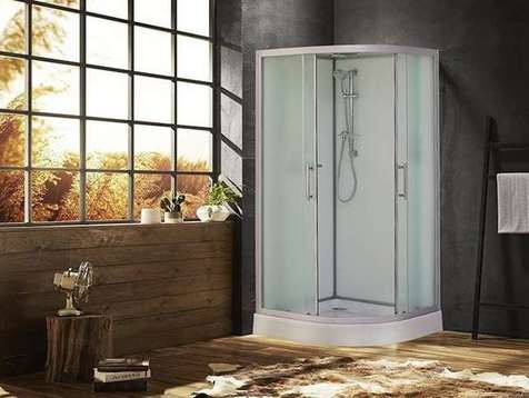 Душевая кабина Esbano Elegancia 90х90 EST-90CR с крышей, стекло матовое, профиль хром