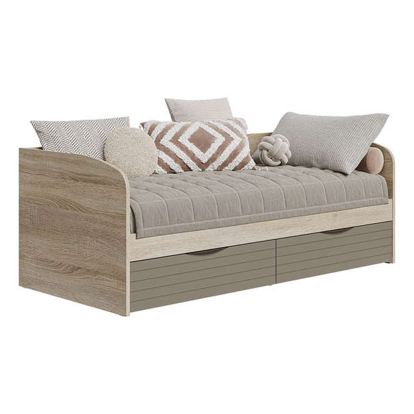 Кровать 1 Sonoma Colors (устойчивый серый)