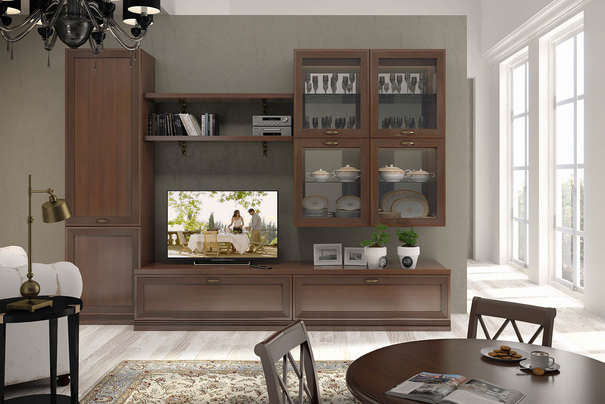 Комплект мебели для гостиной Адажио 7 (6 элементов)