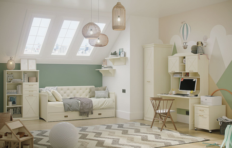 Комплект мебели для детской Кантри 6 (12 элементов)