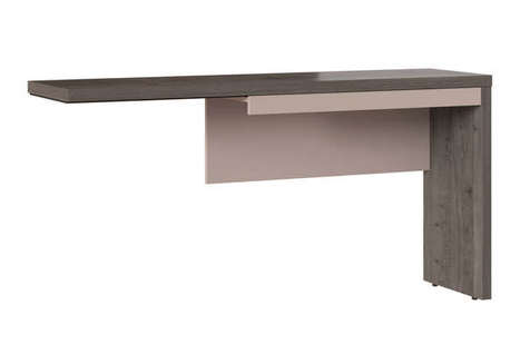 Приставной стол Милагро Давос Трюфель, Кашемир серый ЛДСП