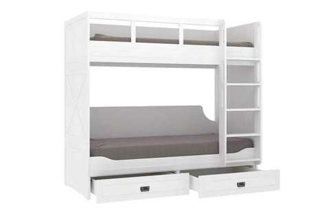 Кровать двухъярусная Кантри 90 х 200