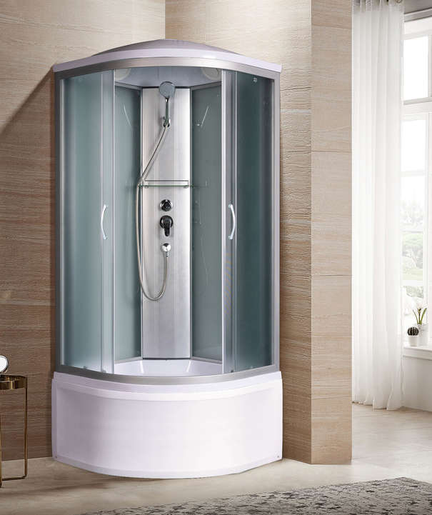 Душевая кабина River NARA 90/44 MT 90x90 стекла матовые, профиль хром (10000001146)