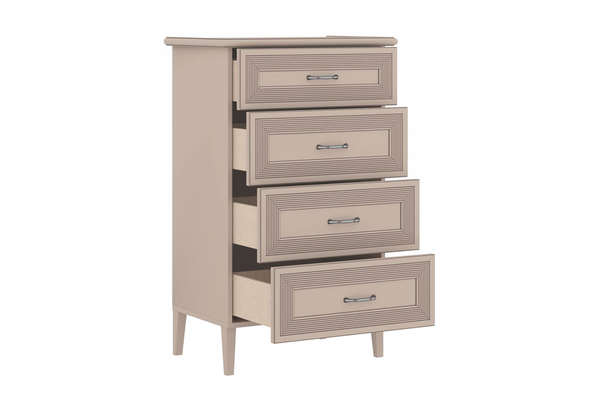 Комод Адажио с выдвижными ящиками С ножками, С доводчиками