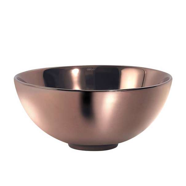 Раковина накладная Abber Bequem 32 см AC2106RG розовое золото
