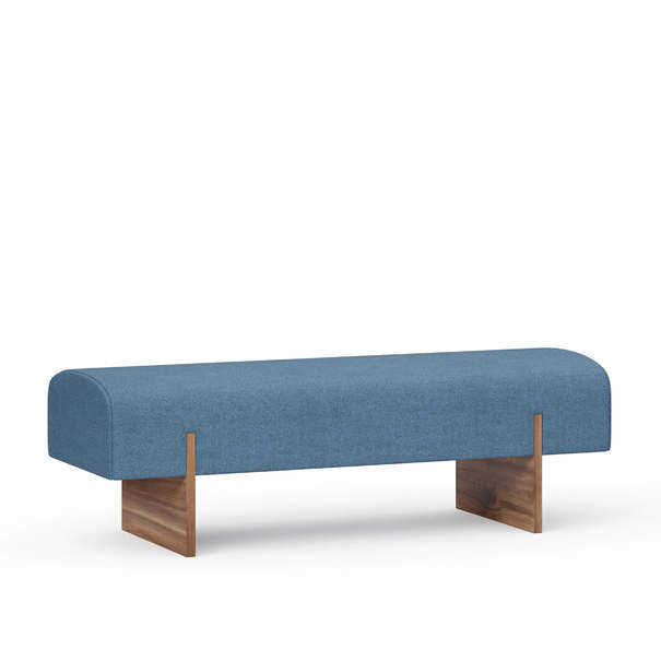 Баунти Банкетка (Дуб Кастелло/Синий, ткань KOOPSI BASIC - INFINITY)