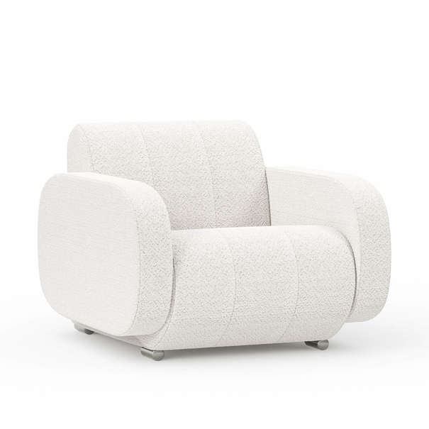 Эбер Кресло (Молочный, ткань Verena МК 4000)