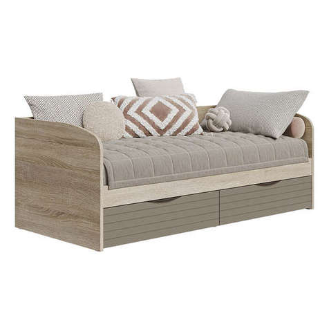 Кровать 1 Sonoma Colors (устойчивый серый)