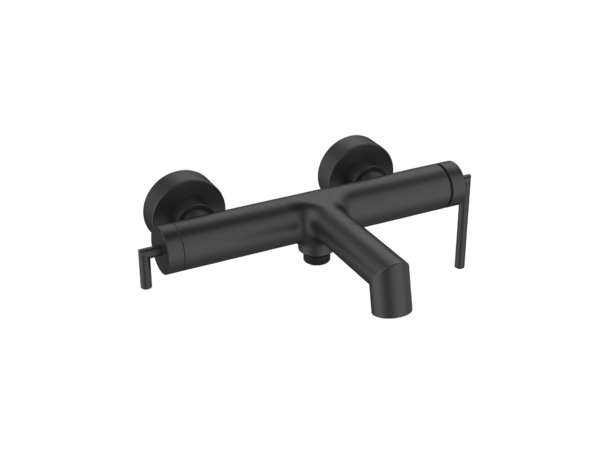 Смеситель для ванны и душа BelBagno Acqua ACQUA-VASM-NERO чёрный матовый