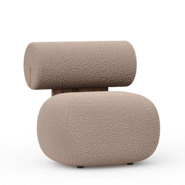 Осло Кресло (Дуб Кастелло/Коричневый, ткань Romeo 03)