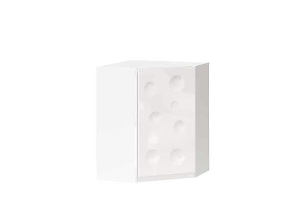 Айсбери Ламберта Шкаф кухонный угловой 600 (Белый/Белый глянец)