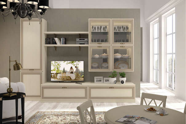 Комплект мебели для гостиной Адажио 8 (6 элементов)