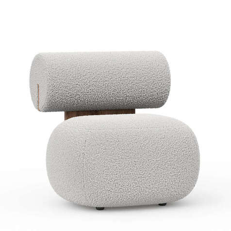 Осло Кресло (Дуб Кастелло/Серый, ткань Barni silver)