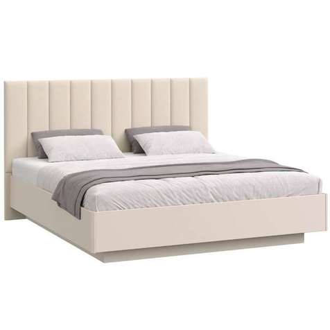 Кровать двуспальная Intro с подъемным механизмом 180х200 Soho беж