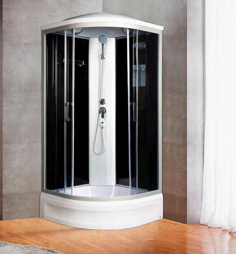 Душевая кабина River Desna 90/24 TH стекло тонированное, профиль хром матовый