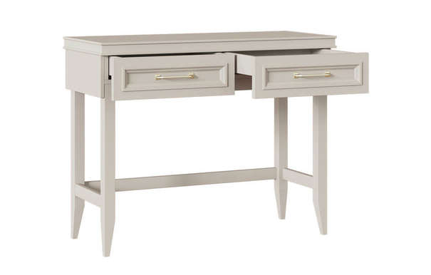 Туалетный стол Орландо с 2-мя выдвижными ящиками Ярко-серый