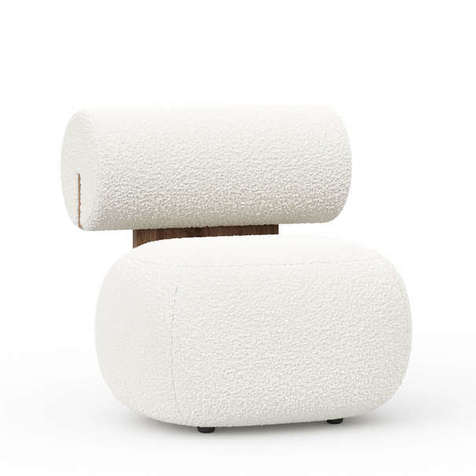 Осло Кресло (Дуб Кастелло/Молочный, ткань Romeo 02)