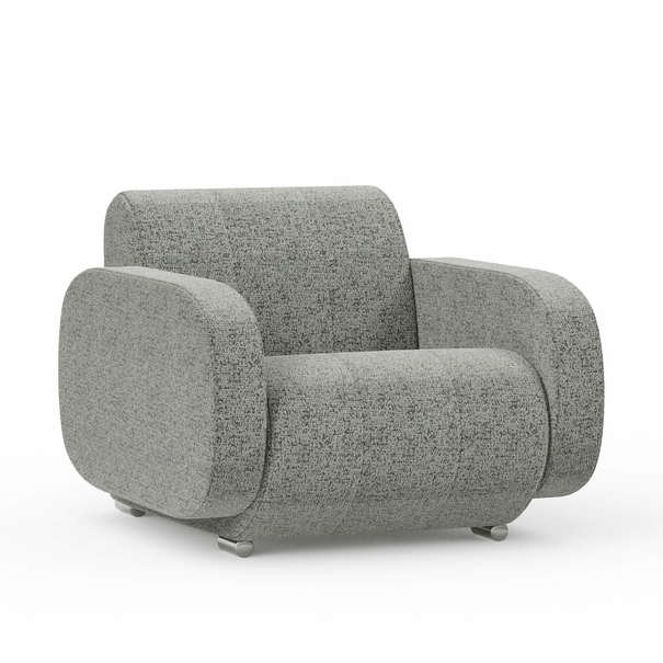 Эбер Кресло (Серый, ткань RUBY 13650/22905)