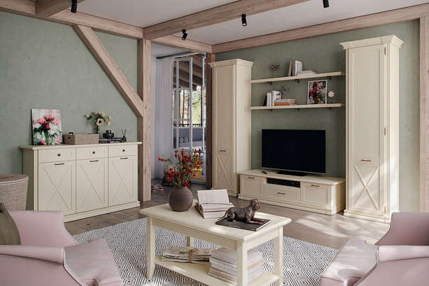 Комплект мебели для гостиной Кантри 14 (11 элементов)