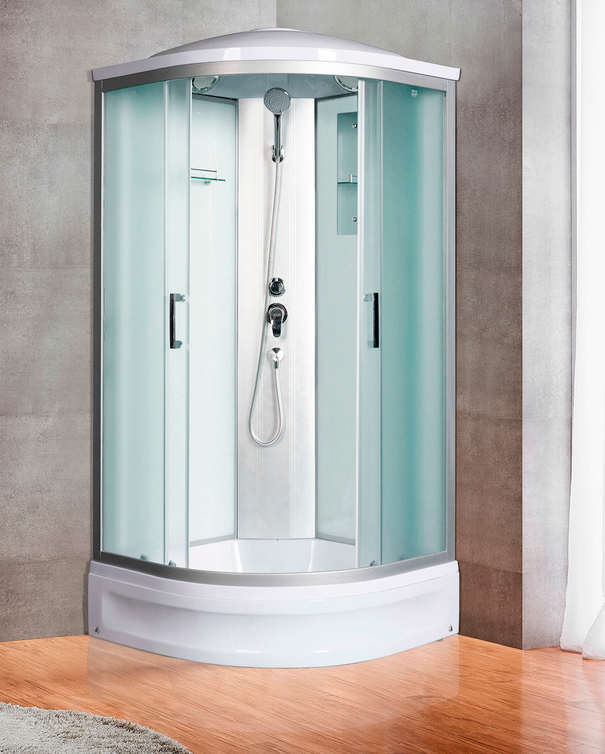 Душевая кабина River Desna 80/24 MT стекла матовые, профиль хром