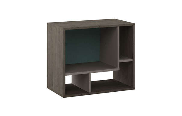 Стеллаж Анри с полками (правый) Давос трюфель С полками