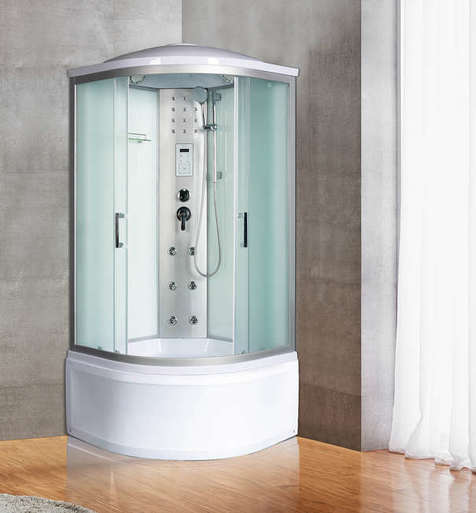 Душевая кабина River Dunay 100/44 MT стекло матовое, профиль хром матовый