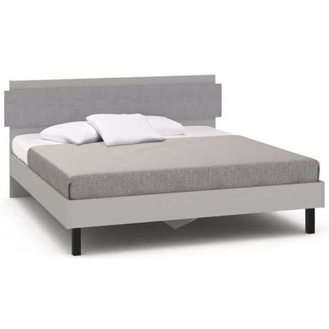 Кровать двуспальная Chelsea,Rimini серая 180х200 Rimini серая