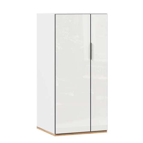 ЛД 528.180.000 "Урбан" Шкаф для одежды для кровати-чердака (Дуб Золотой/Белый М)