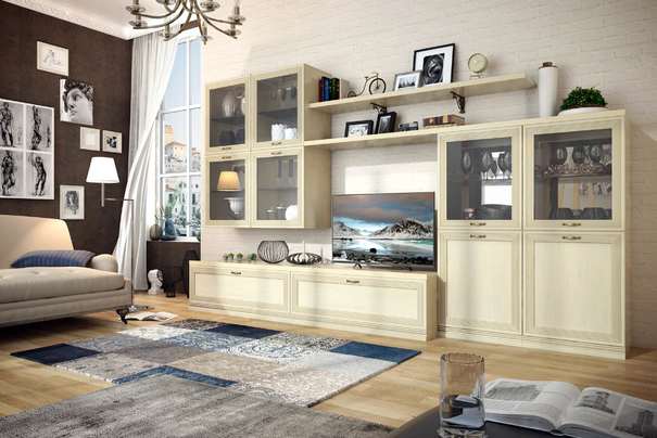 Комплект мебели для гостиной Адажио 13 (7 элементов)