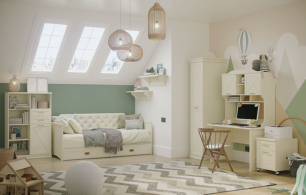 Комплект мебели для детской Кантри 6 (12 элементов)