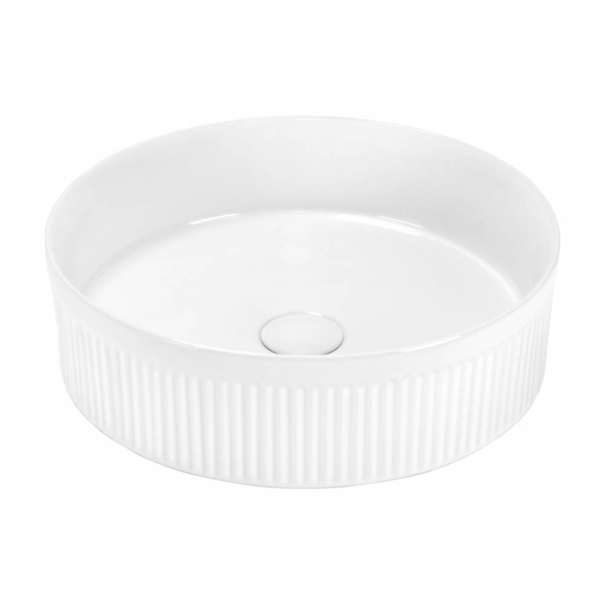 Раковина накладная Abber Bequem 42 см AC2114 белая