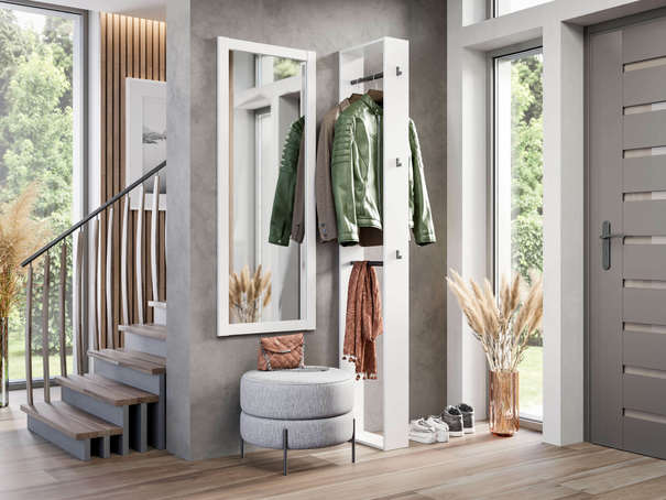 Бланко Гарнитур для прихожей №2 (Белый)