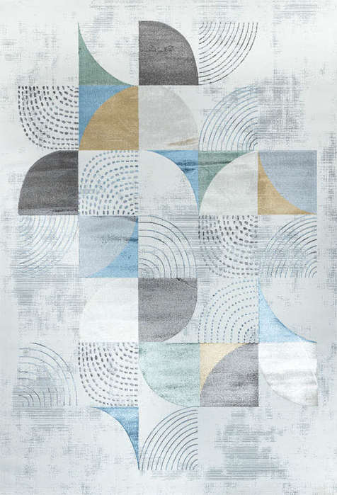 Турецкий ковер из полиэстера «CHARLESTON» EJ47A-CREAM