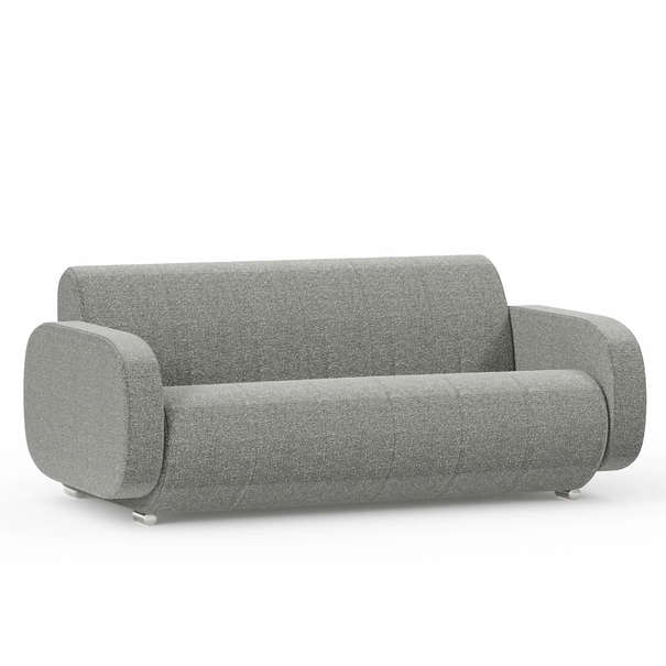 Эбер Диван прямой (Серый, ткань IPEKS 7068 56001)