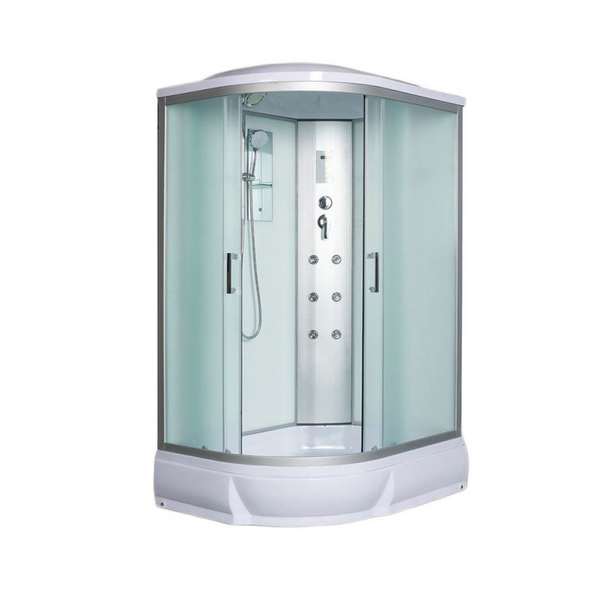 Душевая кабина River Dunay 110/80/24 MT R стекло матовое, профиль хром матовый