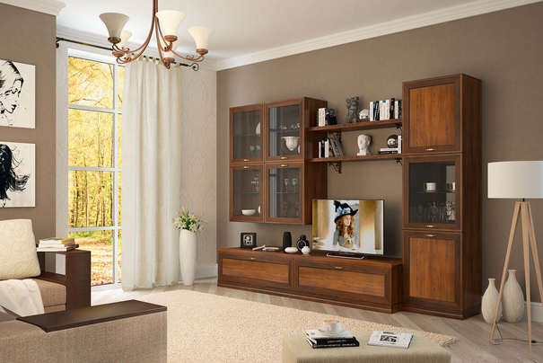 Комплект мебели для гостиной Адажио 5 (6 элементов)