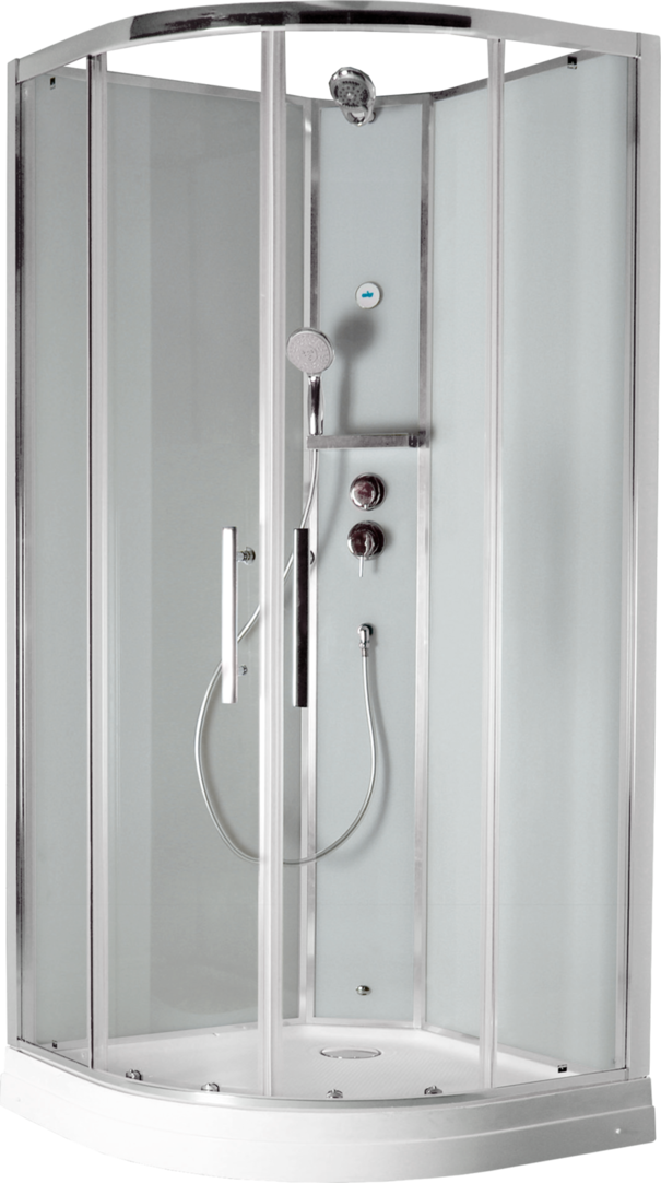 Душевая кабина Timo ILMA-909 90x90 стекла прозрачные, профиль хром матовый