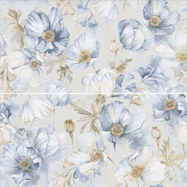 Керамогранит Staro Slim Elite Bluebell Decor A+B Matt 60x120