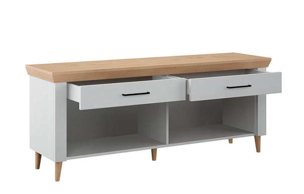 Тумба Магнум под телевизор Блан-шене, Дуб бунратти