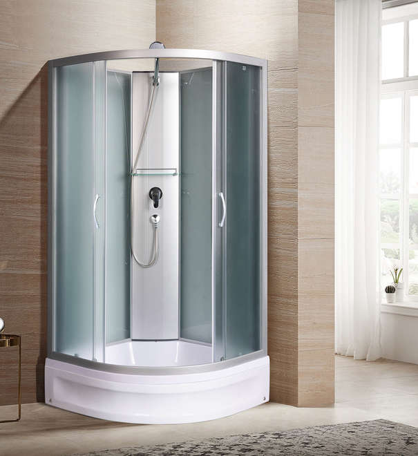 Душевая кабина River NARA Б/К 80/24 MT 80x80 стекла матовые, профиль хром (10000002159)