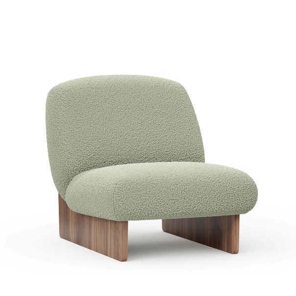 Форест Кресло (Дуб Кастелло/Зеленый, ткань Barni Dusty green)