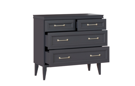 Комод Орландо с выдвижными ящиками С ножками, С доводчиками