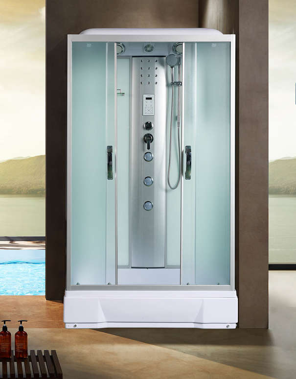 Душевая кабина River Sena 120/80/24 МТ стекло матовое, профиль хром матовый