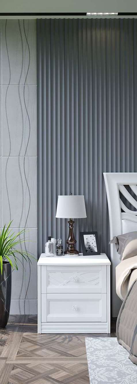 ЛД 425.010.000 "Антик" Панель стеновая (Оникс Серый, Комплект 6 шт)